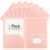 8 Pack Folders with Pockets, Heavy Duty 2 Plastic Pocket Folders, Pink
