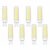8 Pack G9 Led Bulbs 15W, Equivalent 150W Halogen, 1500LM, 120V, Energy Saving, Flicker Free, CRI≥80+, Non-Dimmable, for Chandelier Pendant Light