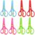 8 Pack Preschool Training Scissors: Kids Plastic Playdough Scissors, Childrens Toddler Safety, Handmade Art Craft, Left Handed Training Spring