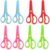 8 Pack Preschool Training Scissors Kids Plastic Playdough Scissors Childrens Toddler Safety Handmade Art Craft Left Handed Training Spring