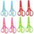 8 Pack Preschool Training Scissors Kids Plastic Playdough Scissors Childrens Toddler Safety Handmade Art Craft Left Handed Training Spring