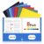 8 Packs Pocket File Folders,Assorted Color Two Pockets File Folder