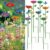 8 Pcs Bee Watering Station with 50 Glass Marbles