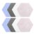 8pcs Bulletin Board Tiles Memo Board Set Hexagon Self Adhesive Felt