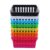 8pcs Colorful Mini Plastic Stationery Basket for Desk Organization
