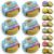 8Pcs Dumpling Squeeze Toys, Squishy Toy Mystery Box, Stress Ball Soft Sensory Squeeze Fidget Toys, Sensory Fidget Toys for Anxiety Relief, Party Favors, Birthday Present & Desk