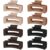 8 Pcs Hair Clips for Women 3.5 Inch Rectangle Claw Clips Fashion Hair Clips for Thick Thin Hair Non-slip Banana Clips-Neutral
