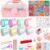 8PCS Nano Tape Bubble Kit, Colorful Nano Tape Kit with Crystal Clays, Stickers and Bubble Crafts DIY Tools, Stress Relief Toy Making Kits for Kids