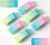 8 Pcs Pencil Erasers Set, Colored Cube Erasers Cute Gradient Erasers Standard Pencil Erasers for School Office Home