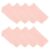 8pcs Pink Manicure Sponge for Nail Art, Soft Cosmetic Gradient Tool