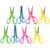 8pcs Safety Scissors for School, Lightweight Portable Craft Scissors