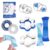 8 Pcs Sensory Fidget Toys Pack Flippy Roller Bike Chain Fidget Spinner Anxiety and Stress Relief Silent Tools Mesh Marble Acupressure Ring for Adults Teens Kids Boys Girls Easter Gifts