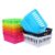 8pcs Small Plastic Stackable Storage Basket for Office Desk Organizing
