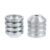 8pcs Speaker Base Pad Isolation Stand Silver Carbon Steel