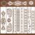 8 Pcs Stencils for Painting,Border Stencils for Crafts Reusable