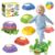 8 PCs Turtle Stepping Stones for Kids, Durable Non-Slip Sensory Balance Stepping Stones with Game Spinner Promoting Toddler’s Balance & Coordination Skills, Indoor & Outdoor Toys