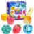 8 Piece Slow‑Rising Food‑Shaped Fidget Squeeze Toy Set, Sensory Hand Play Assortment, Novelty Desktop Ornament, Ideal Party Favor for Teens and Adults