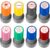 8 Pieces Teacher Self-Inking Rubber Stamps Mood Expressions and Comments Photosensitive Teacher Review Stamps for Kids Education Review School Prizes (All Red Ink)