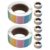 8 Rolls Color Coding 8 Writable Self Adhesive Copper Plated Paper