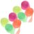 8 Rolls Fluorescent Crepe Paper Party Streamers Roll
