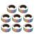 8 Rolls Rectangular Colored Coding Labels 8 Writable Self Adhesive
