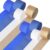 8 Rolls Royal Blue Gold Streamers for Wedding Graduation Party Decor