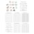 8 Sheets 6×8 Inch Reading Journal Tracker Stickers Bookmark Tracker Sticker