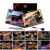 8 Sheets Rainbow Scratch Art City Scapes of USA Europe Scratch Paper Foil Art for Adults (A4) Colorful Sketches Scratch Off Coloring Book Gift for Travel Lovers Family Friends （USA and Europe Series）