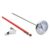8″ Stem Analog Dial Pocket Thermometer, 50 Degrees to 550 Degrees F