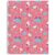 8 x 10.5 Spiral Notebook 160 Pages Wide Ruled Floral Wildflower Journal 80 GSM