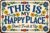 8″x12″ inch Aluminum Plate, Daisy Border Happy Place