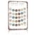 8×12 Inch Aluminum Reward Chart, Reusable Magnetic Behavior Progress | Tracking Board for Kids, Neutral Style Incentive Goal Chart for Home Classroom Management