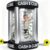 8 x 6 x 6FT Inflatable Money Machine Booth, Inflatable Cash Cube Booth with 1100W&550W Blower, Fast Cube Money Grab Machine for Business, Party, Events, Activity (Silver)