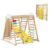 9-in-1 Foldable Wooden Kids Climbing Frame for Kids 3-6, 176 LBS Capacity