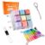 9-in-1 Keyboard Fidget Toy in Gift Box—Clicky, Creamy & Silent Stress Relief Clicker Keychain, 75 Colorful Removable Keycaps with Cat Paw | Quiet Button Fidget for Adults, Calm Anxiety Office Travel