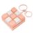 9-Keys Fidget Keyboard Keychain Stress Anxiety Relief Clicker Colorful Keycaps Lightweight Portable Decompression Button Sensory Squeeze Toy D