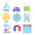 9-Pack Science Stickers, Science Party Favors, Science Gifts