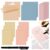 900 Pcs Transparent Sticky Notes Bulk Pastel See Through Sticky Notes Clear Books Annotation Tabs Self Adhesive Waterproof Translucent Back to School Bible Accessories Office Supply(Cute Color)