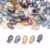 90 Pcs Fish Glass Beads Fish Spacer Beads Charms Pony Bead Great DIY Craft Accessories for Jewelry Making Bracelet Necklace Supplies