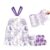 90Pcs Household Freesia Print Scented Small Trash Bags,3 Gallon Thickened