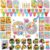 BenLouis 168 Pcs Fast Food Party Favors Food Coloring Books Bulk for Kids Classroom Pizza Birthday Gift Party Food Drink Candy Goodie Bag Fillers Donut Gift Decor Pinata Prize Activity Supplies
