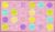 Booooom Jackson Pastel Classroom Rug 7’6″x13’1″ with 24 Seating Spots Non Slip, for Preschool, Kindergarten, Daycare