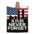 911 Never‑Forget American Flag Twin‑Tower Silhouette Flannel Throw Blanket (White,50 * 60inch)