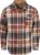DRAZIVON Mens Long Sleeve Cotton Flannel Shirt
