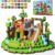 Magnetic Blocks – 150 PCS Magnets Game-Based Building Block for Ages 3,4,5,6,7,8,9,10,11 Kids Birthday Toy Sets Present, Stacking Cubes Construction Gift for Toddlers Boys & Girls, 0.8in