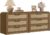 ORVESINO 30″ Wide Large Rattan Nightstand Set