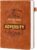 CAGIE Lined Journal for Men, Journals for Writing 100 gsm 256 Pages, A5 Leather Mens Journal, Journaling Notebooks for Notes, Work, School – Brown