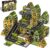GobiDex Magnetic Tiles Army Toys, Military Magnetic Building Blocks for Kids 3-5 4-8 Girls Boys Toys Age 4-6 6-8, STEM Sensory Army Men Toddler Birthday Gifts for 3+ Year Old Kids Toy
