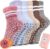 HUGSWEET Kids Thermal Slipper Socks 6 Pairs
