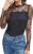 WIHOLL Womens Mesh Tops